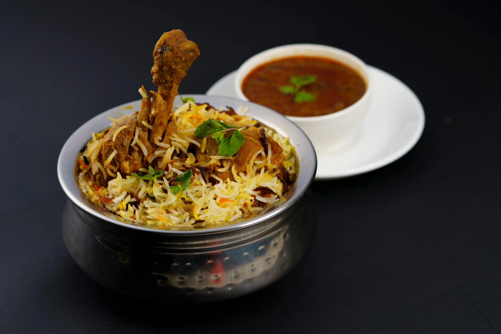 Chicken Biryani - Signature biryani dish at Tandoor House Winnipeg