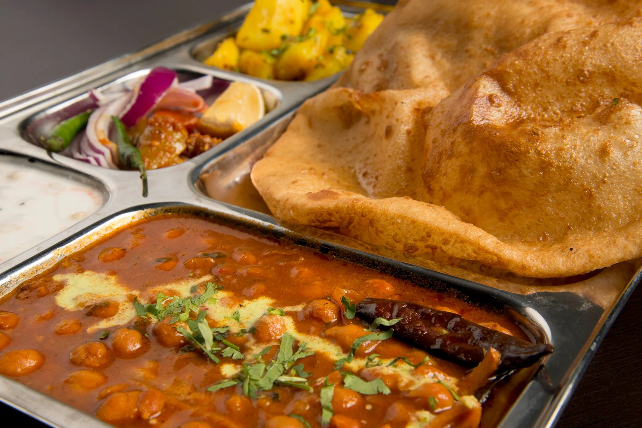 Vegetarian Punjabi dish at Tandoor House Winnipeg